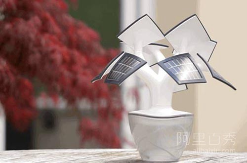 會(huì)充電的樹(shù)，既可以充電又可以照明，實(shí)用又美觀(guān)